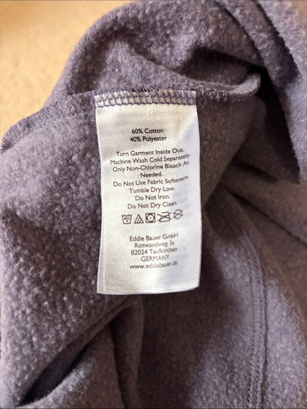 Eddie Bauer Purple Women's Pullover Hoodie - Picture 4 of 4